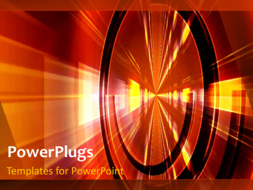 PowerPoint Template - An abstract technology network